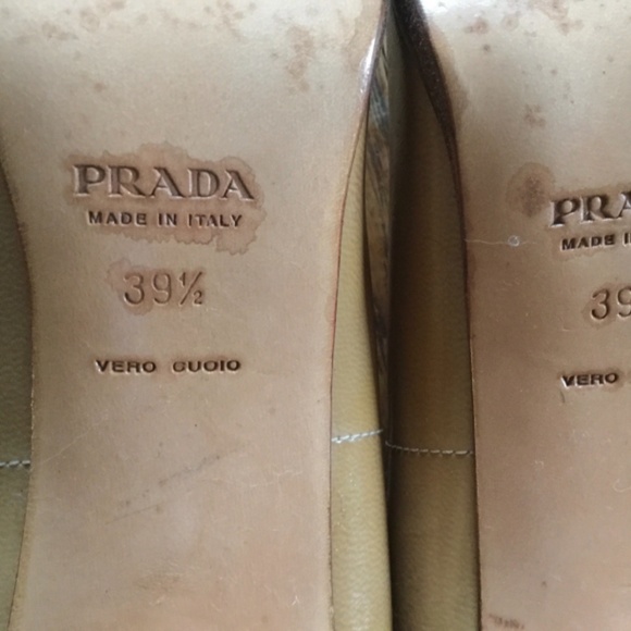 Prada Mary Janes Patent Leather Nude 8.5 US / 39.5 EU - Picture 9 of 11